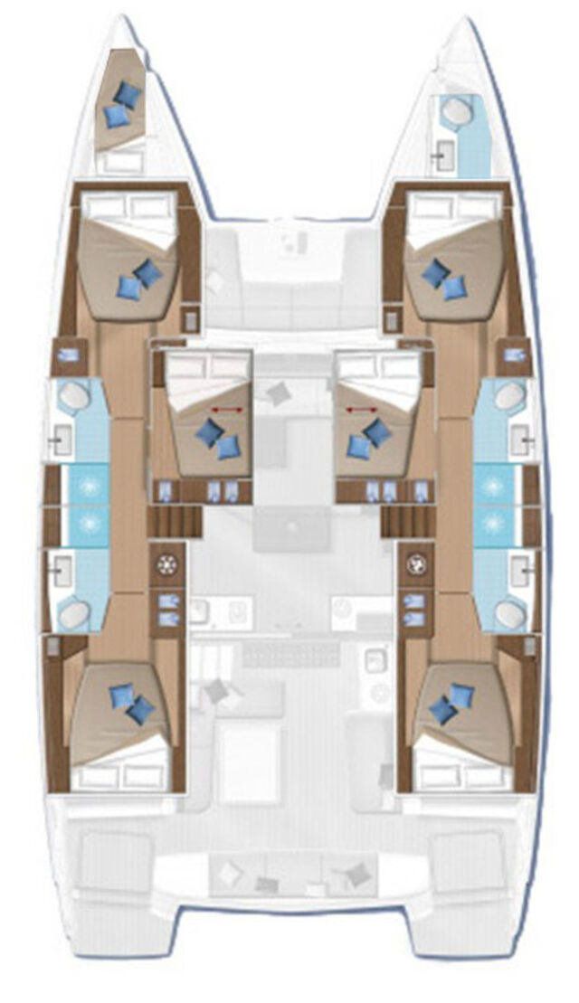 Lagoon 50 - 6 + 1 cab. Adriatic Leopard