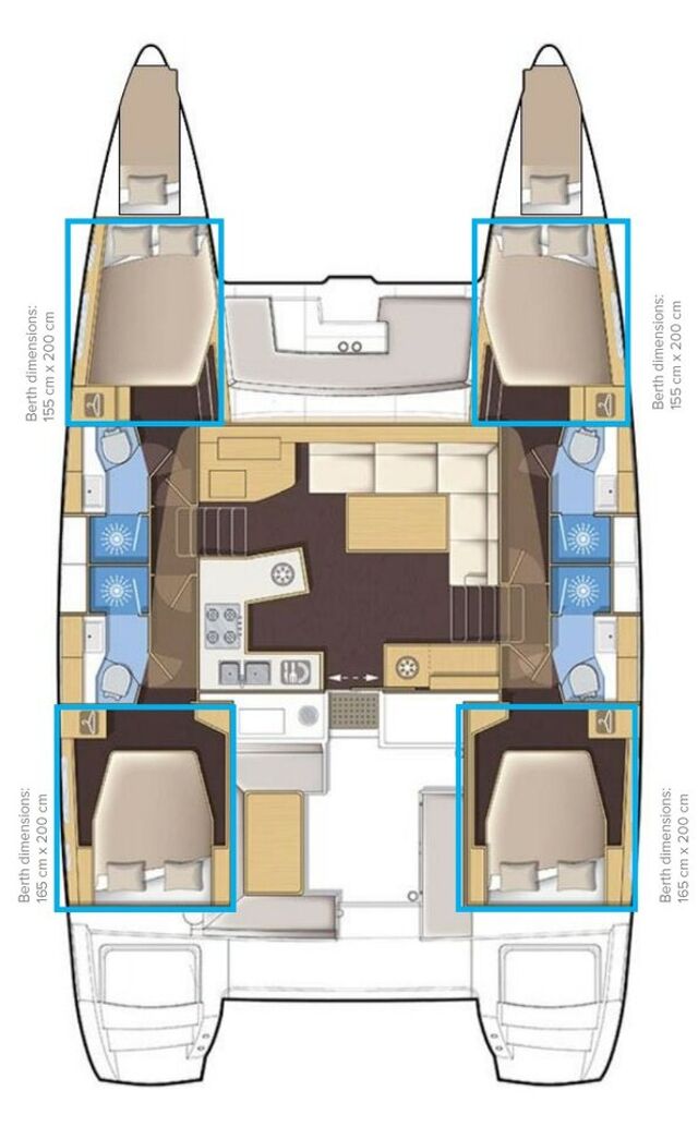 Lagoon 450 F - 4 + 2 cab. Adriatic Cheetah