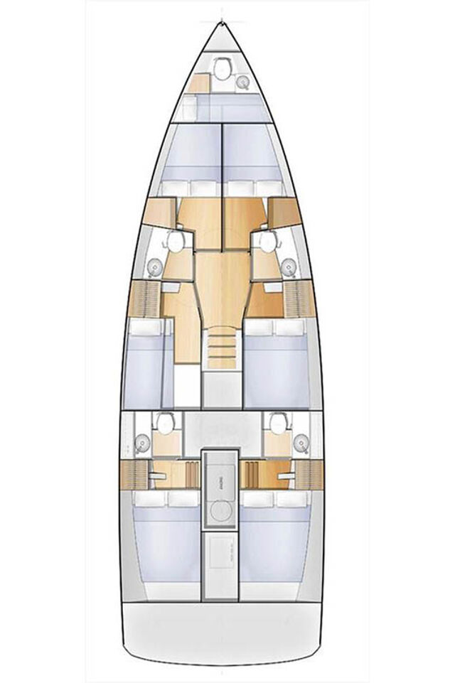 Sun Loft 47 - 6 + 1 cab. Linnea