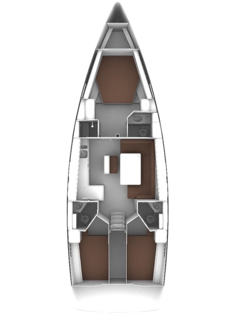Bavaria Cruiser 46 Style - 3 cab. Hana