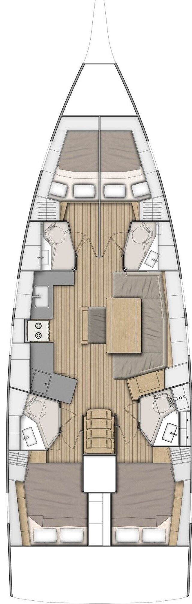 Oceanis 46.1 - 4 cab. Ladybug
