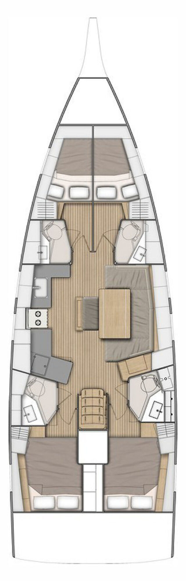 Oceanis 46.1 - 4 cab. Arabella