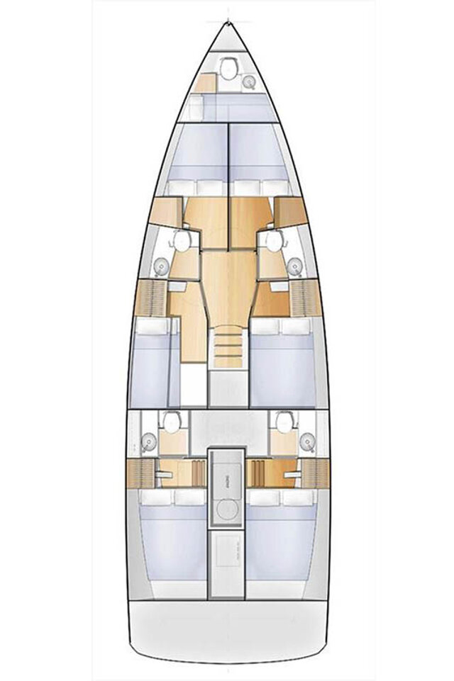 Sun Loft 47 - 6 + 1 cab. Asti