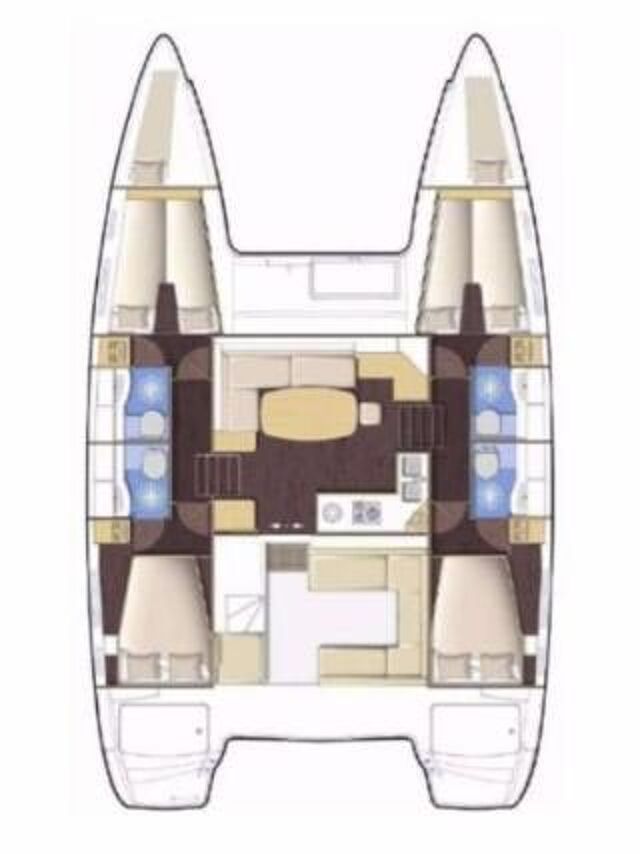 Lagoon 400 - 4 + 2 cab. Pagomo nayan