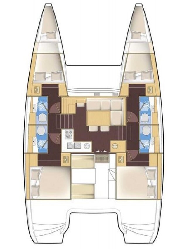 Lagoon 40 - 4 + 2 cab L'avventura