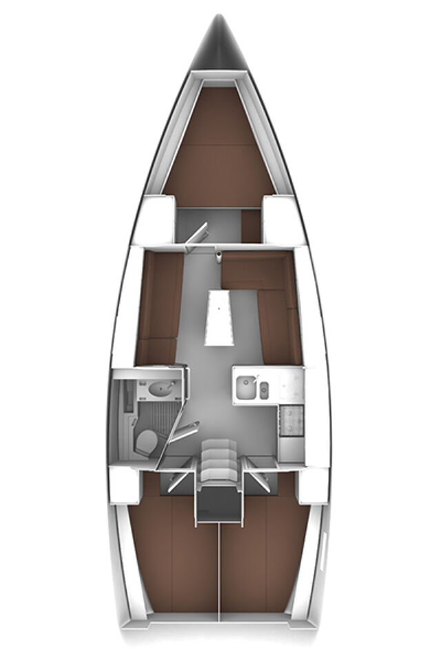 Bavaria Cruiser 37 - 3 cab. Crush