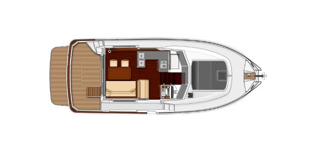 Swift Trawler 34 Fly Blue Sky