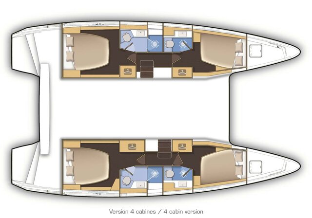 Lagoon 42 - 4 + 2 cab. Wind Whisper 