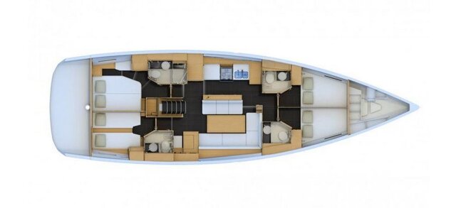 Jeanneau 54 - 4 + 1 cab. Scorpius