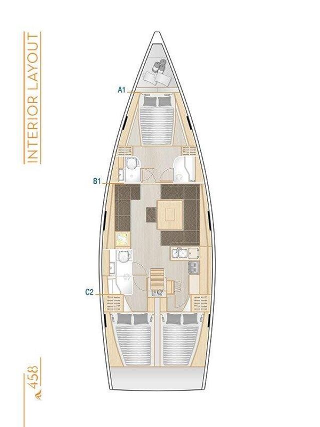 Hanse 458 - 3 cab. Podatok Too
