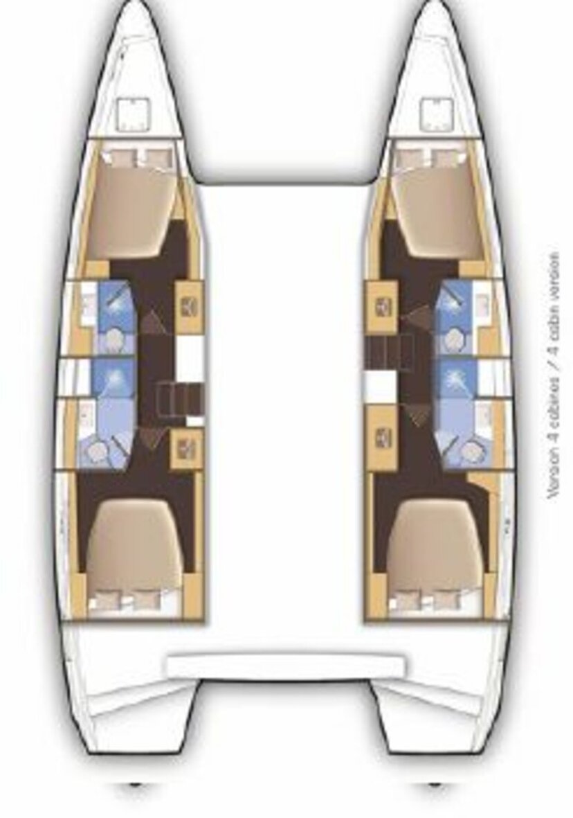 Lagoon 46 - 4 + 2 cab. Velvet Breeze