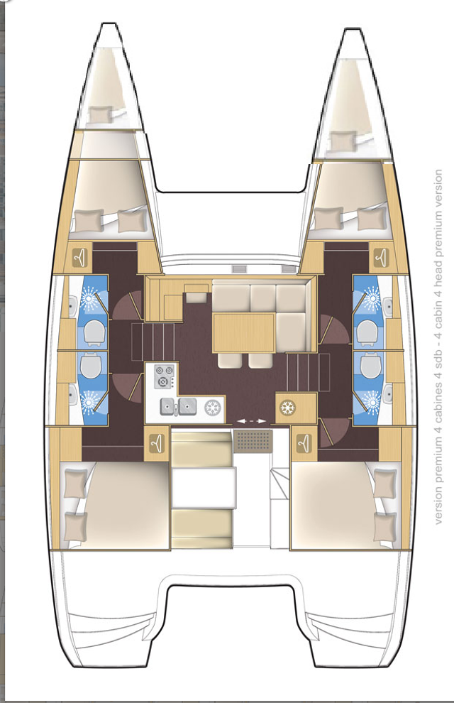 Lagoon 39 - 4 + 2 cab. Lilla V