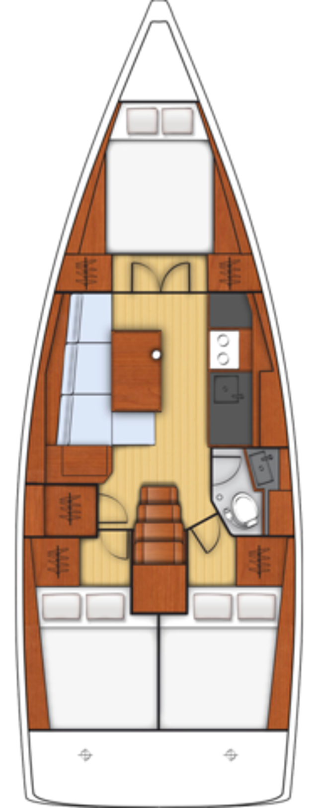Oceanis 38 - 3 cab. Solar