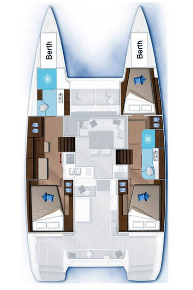 Lagoon 40 - 3 + 2 cab Lady Birgith 