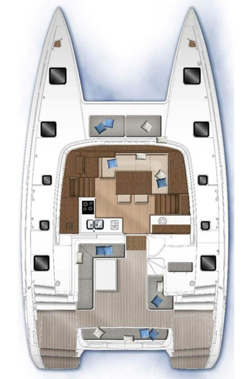 Lagoon 40 - 3 + 2 cab Lady Birgith 