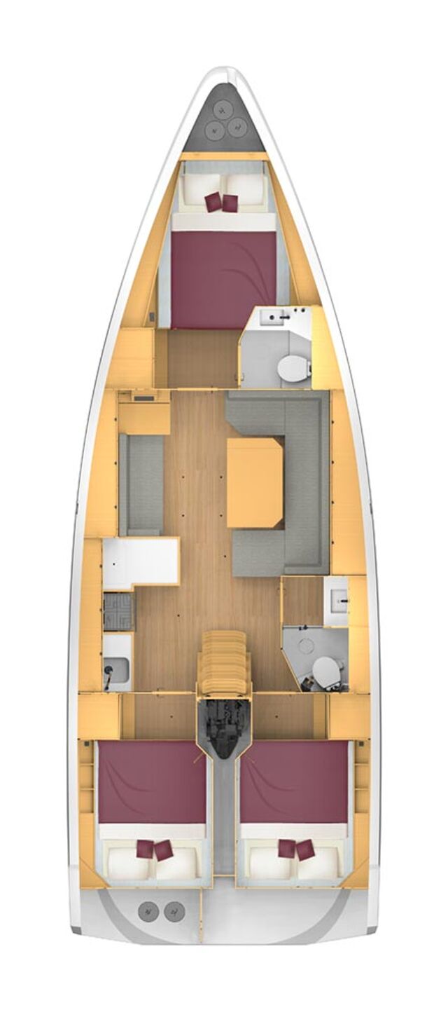 Bavaria C42 Style Silver Seagull