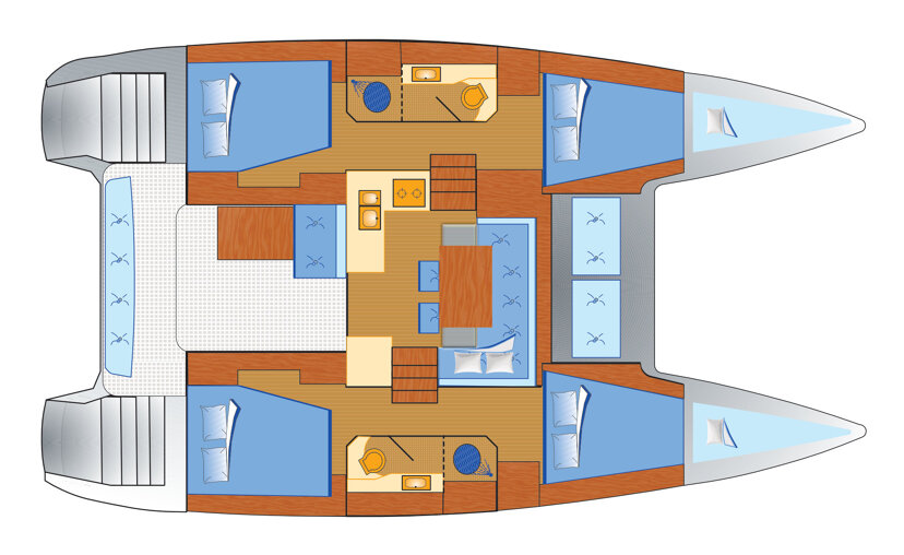 Lagoon 40 - 4 + 2 cab Vaiana