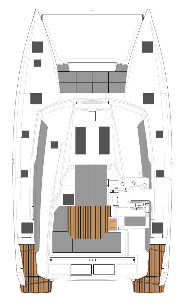 Fountaine Pajot Elba 45 - 4 + 2 cab. Lazuli