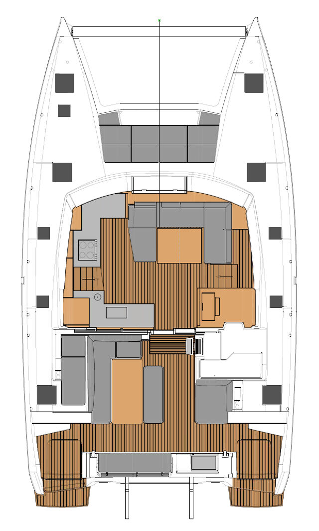 Fountaine Pajot Elba 45 - 4 + 2 cab. Lazuli