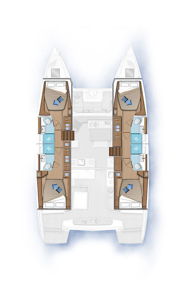 Lagoon 46 - 4 + 2 cab. Madame El Grande