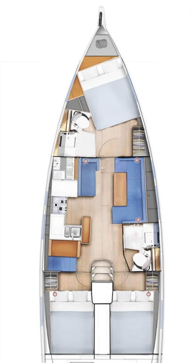 Sun Odyssey 410 - 3 cab. Chimera