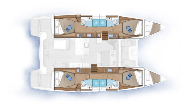 Lagoon 46 - 4 + 2 cab. Emmelia