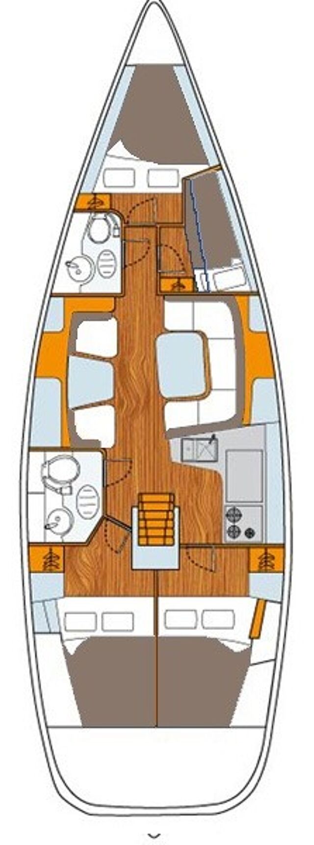 Sun Odyssey 43 DS Gabriela 