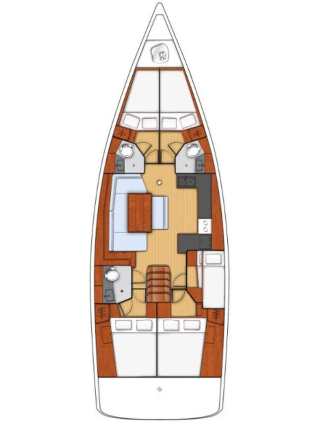 Oceanis 48 - 5 cab. Mars Planet