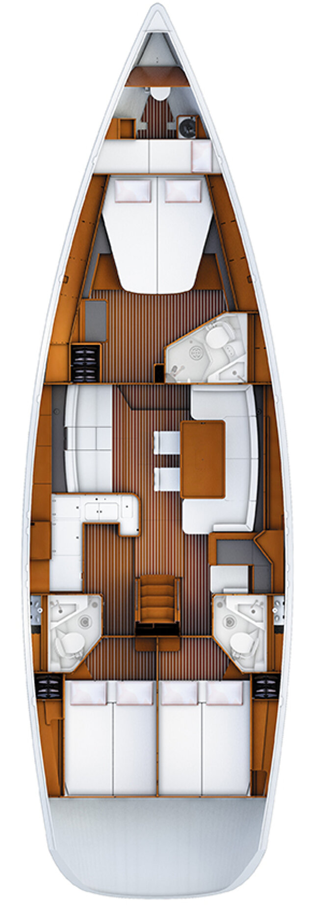 Jeanneau 53 - 3 + 1 cab. Aybalam