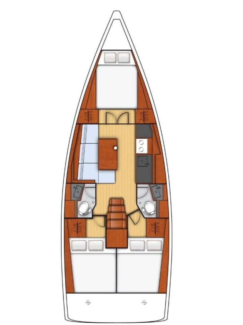 Oceanis 38 - 3 cab. Arsen