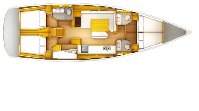 Sun Odyssey 519 - 5 cab. Bianca