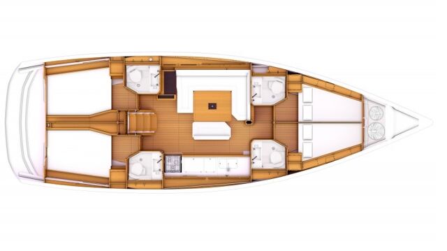 Sun Odyssey 479 - 4 cab. Azzurra