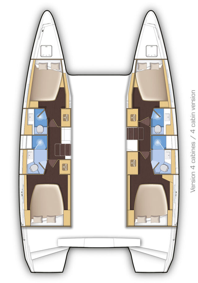 Lagoon 42 - 4 + 2 cab. Leggiero