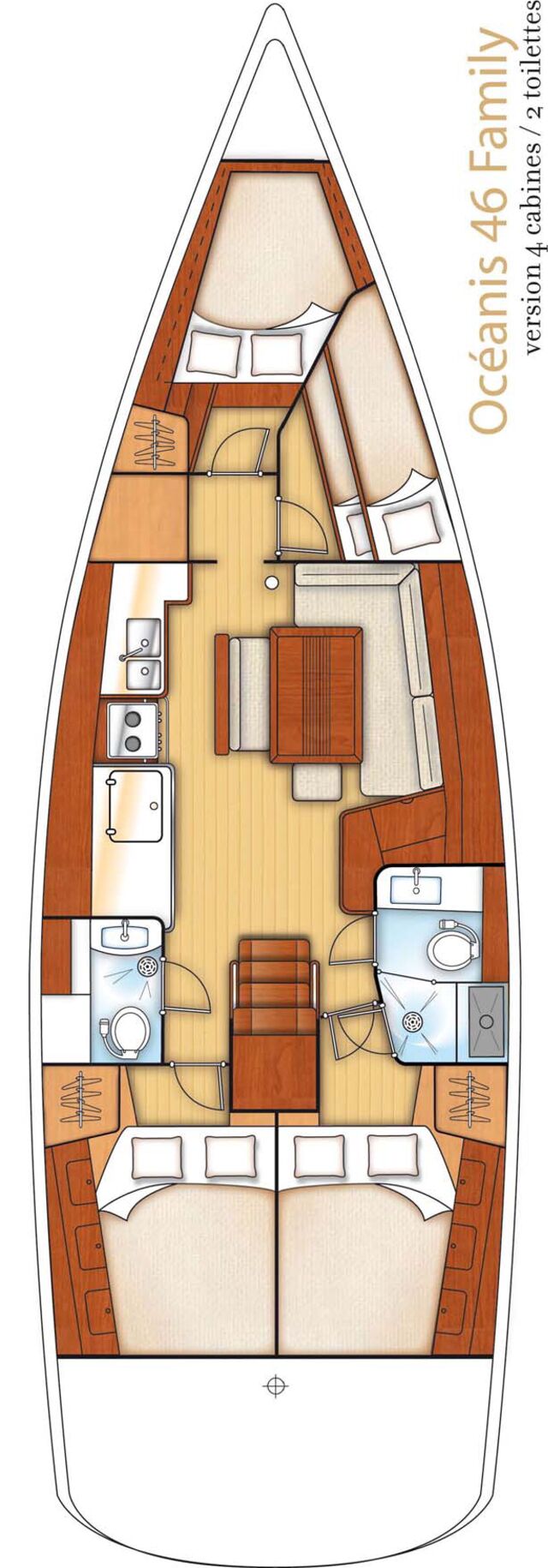 Oceanis 46 - 4 cab. Zoe