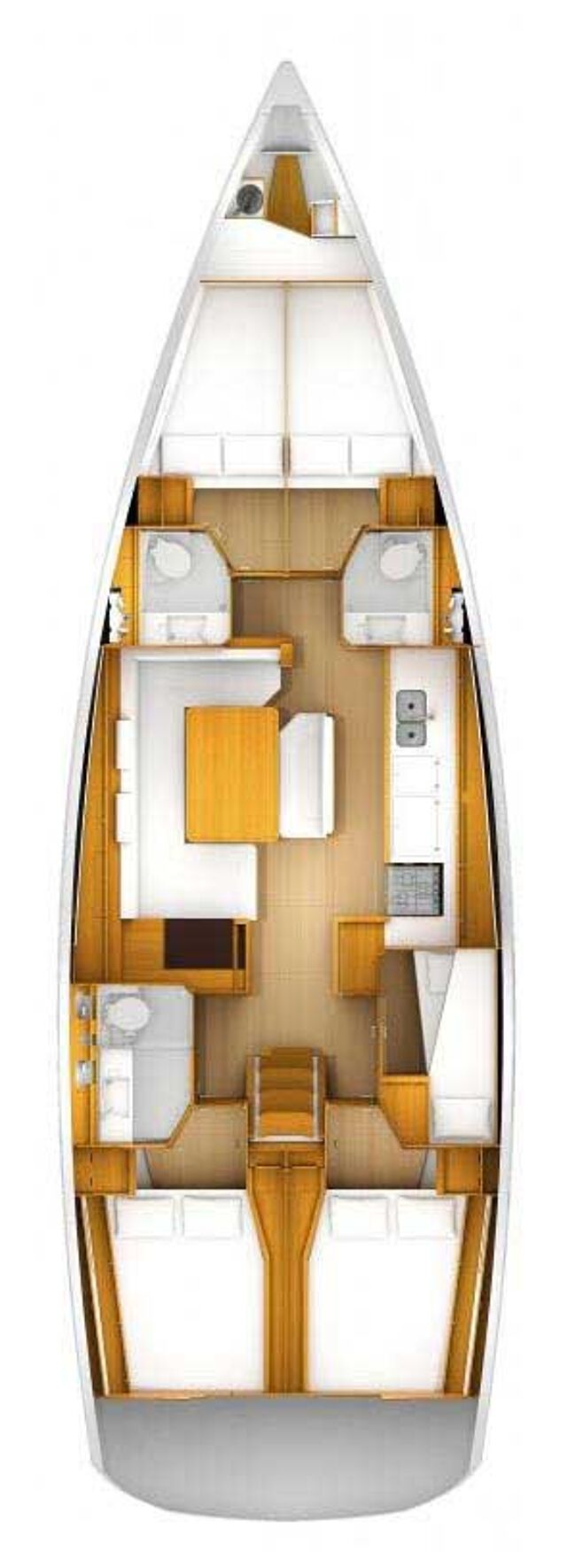 Sun Odyssey 519 - 5 + 1 cab. Bianca Lady Gio