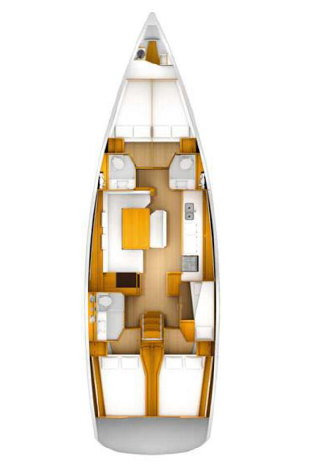 Sun Odyssey 509 - 5 + 1 cab. Saphira