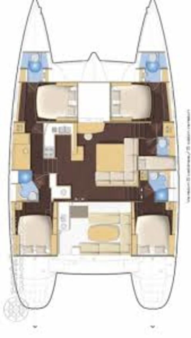 Lagoon 500 - 4 cab. Vip One