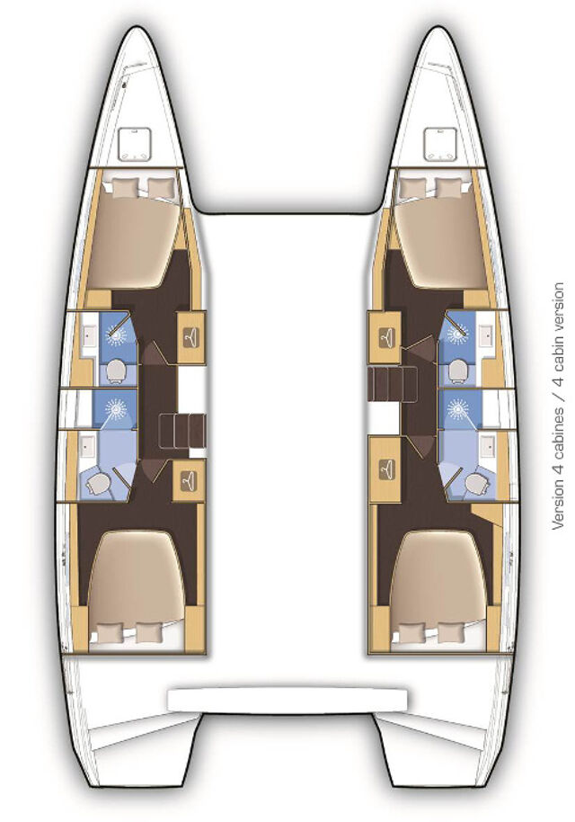 Lagoon 42 - 4 + 2 cab. Aeolian Breeze
