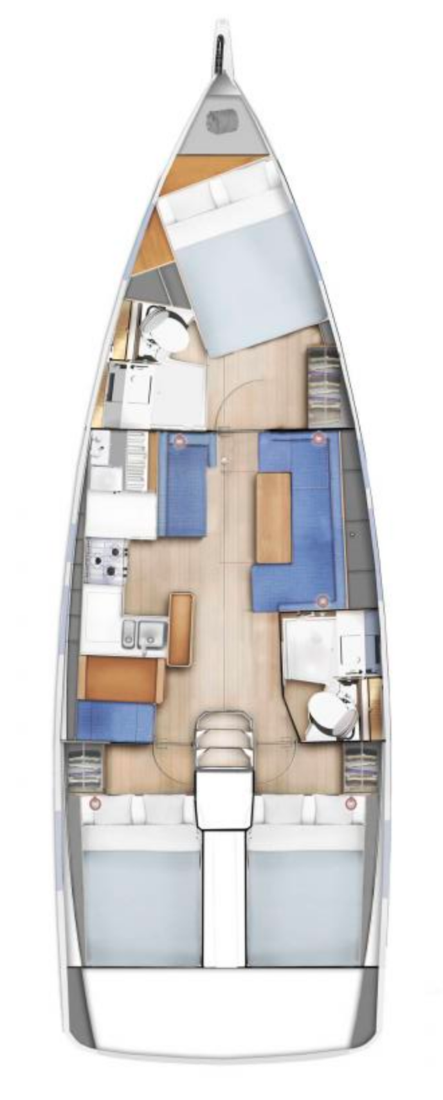 Sun Odyssey 410 - 3 cab. Alaska