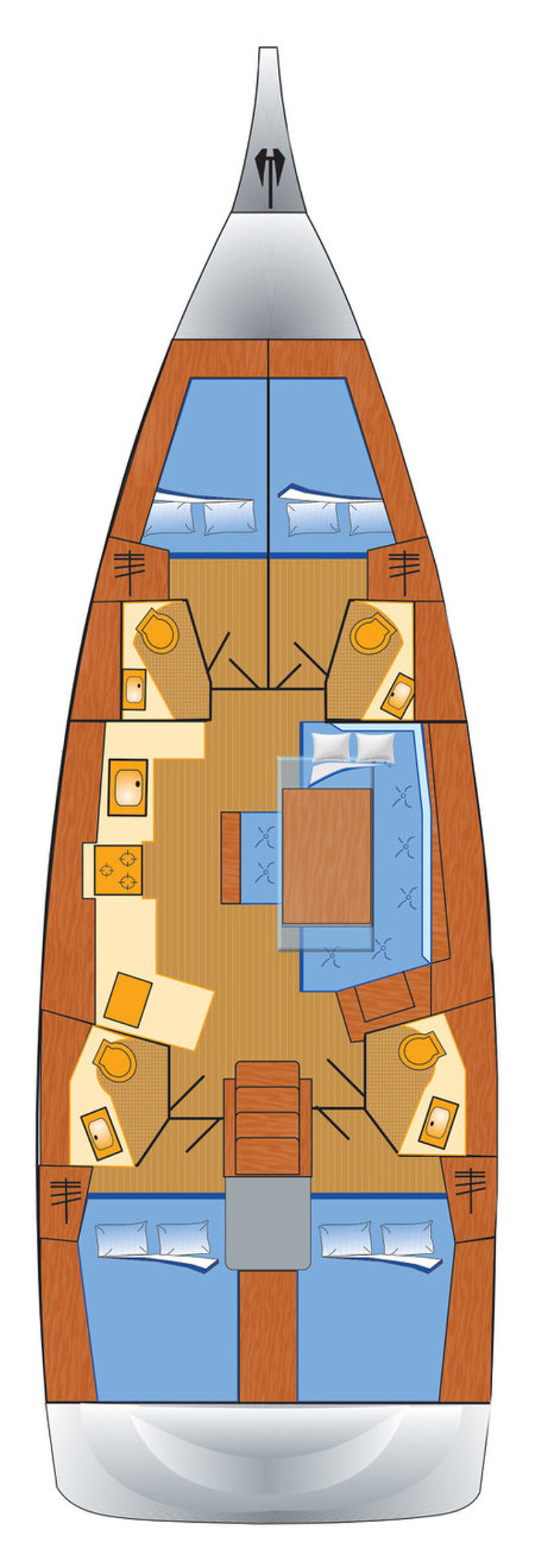 Oceanis 46.1 - 4 cab. Noah