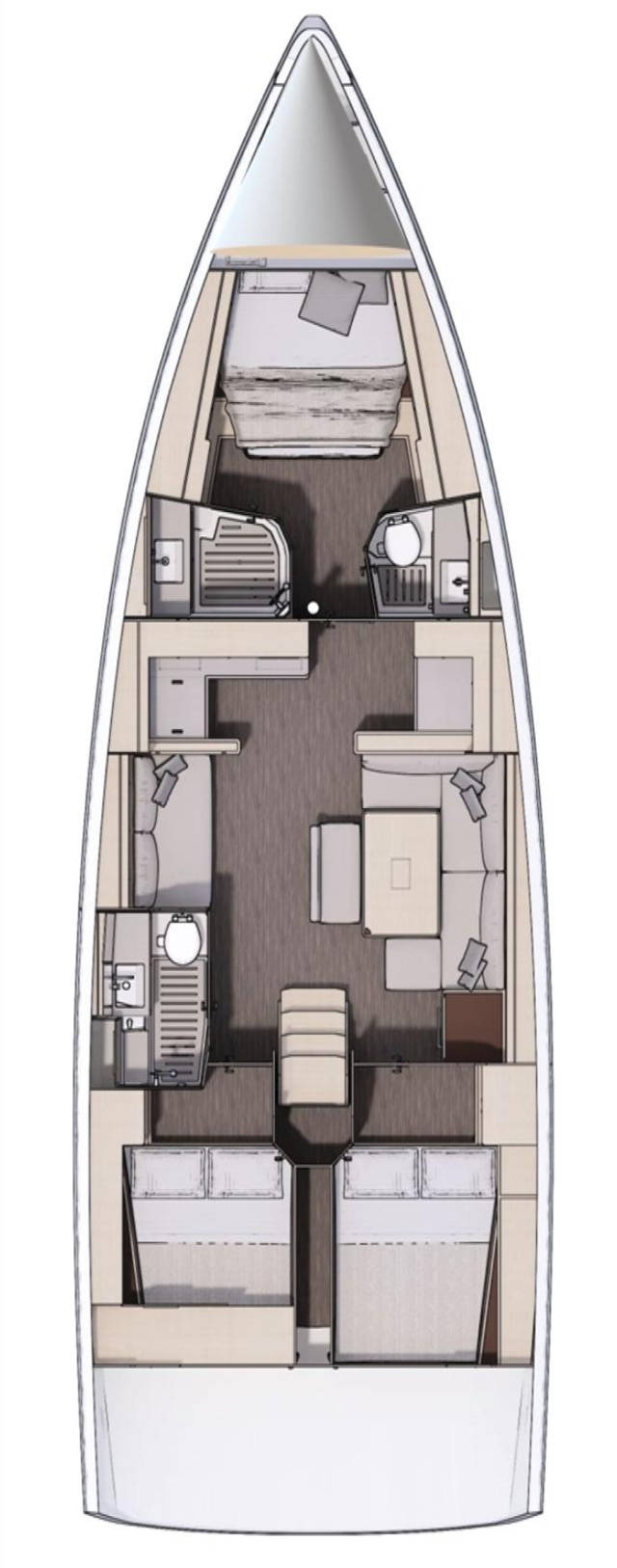 Dufour 470 - 3 cab. Stargate