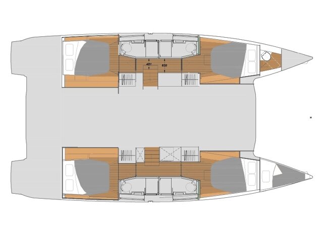 Fountaine Pajot Elba 45 - 5 cab. La Grange