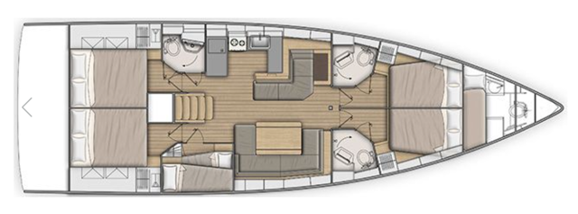 Oceanis 51.1 - 5 + 1 cab. Freyja