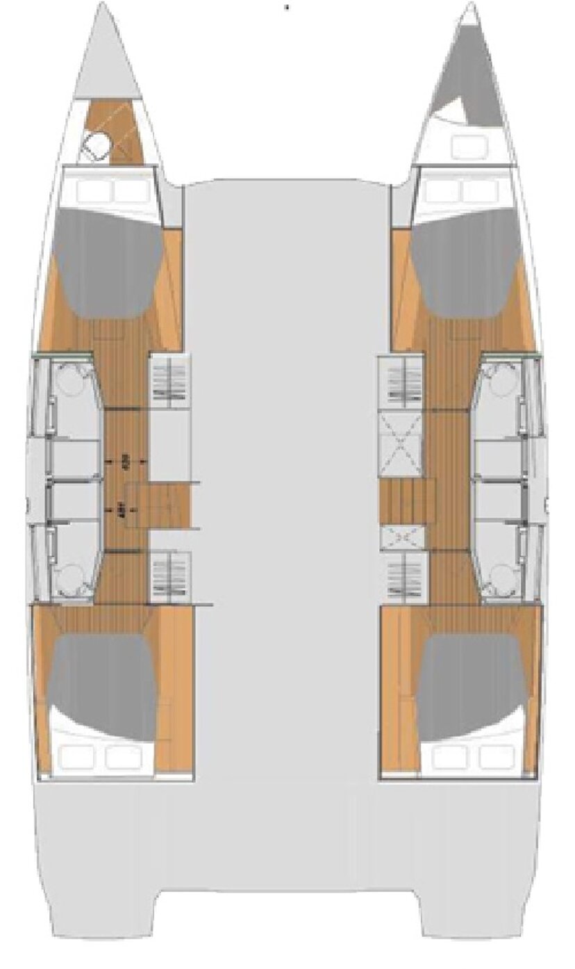 Fountaine Pajot Elba 45 - 4 cab. Lalom