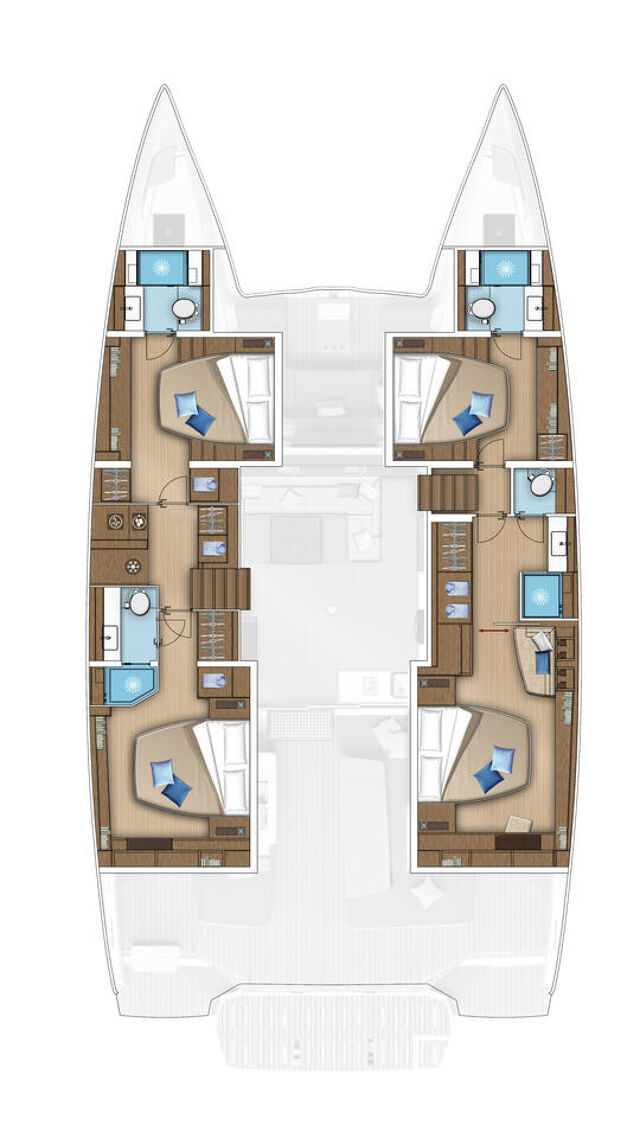 Lagoon 55 - 4 cab. Princess S