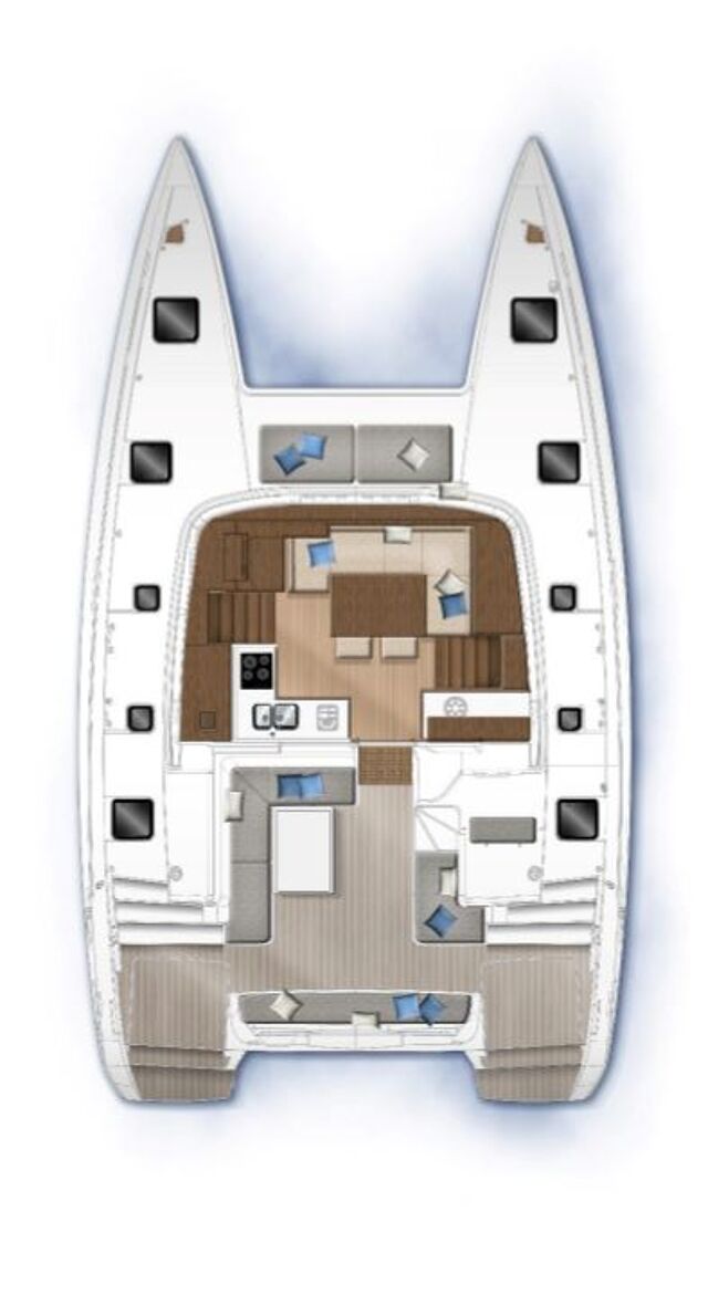 Lagoon 40 - 4 + 1 cab. Solentia