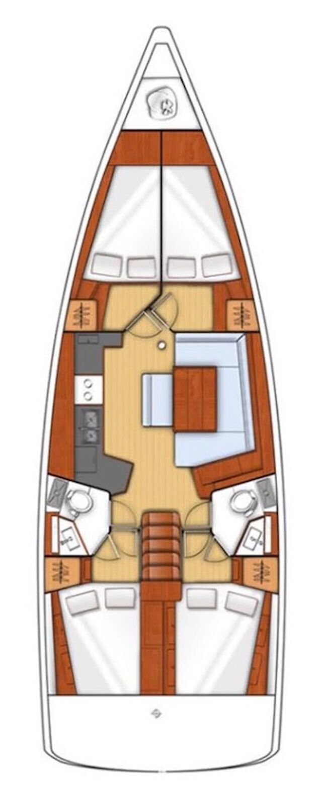 Oceanis 45 - 4 cab. Pomerol