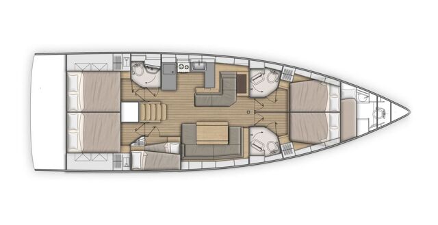 Oceanis 51.1 - 5 + 1 cab. Carpe Diem