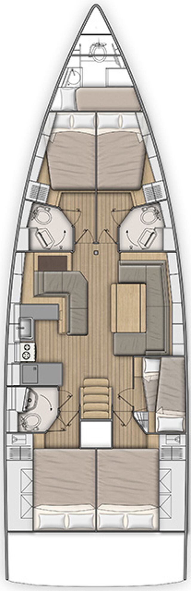Oceanis 51.1 - 5 + 1 cab. Tsuki