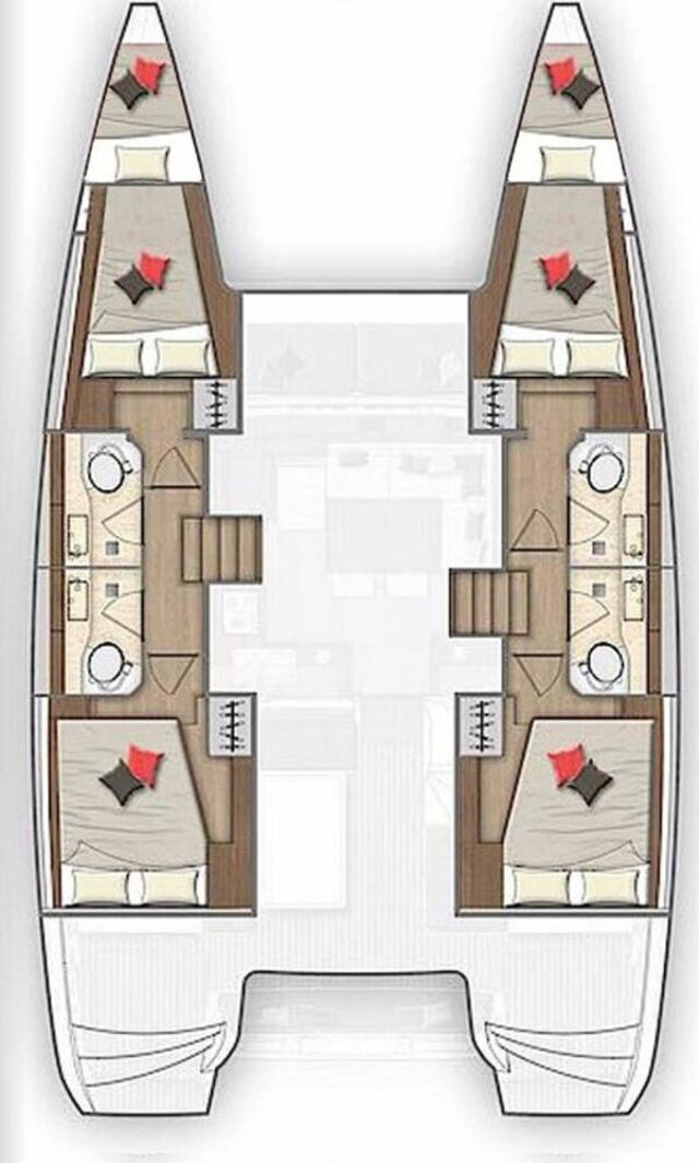 Lagoon 40 - 4 + 2 cab Fratelli
